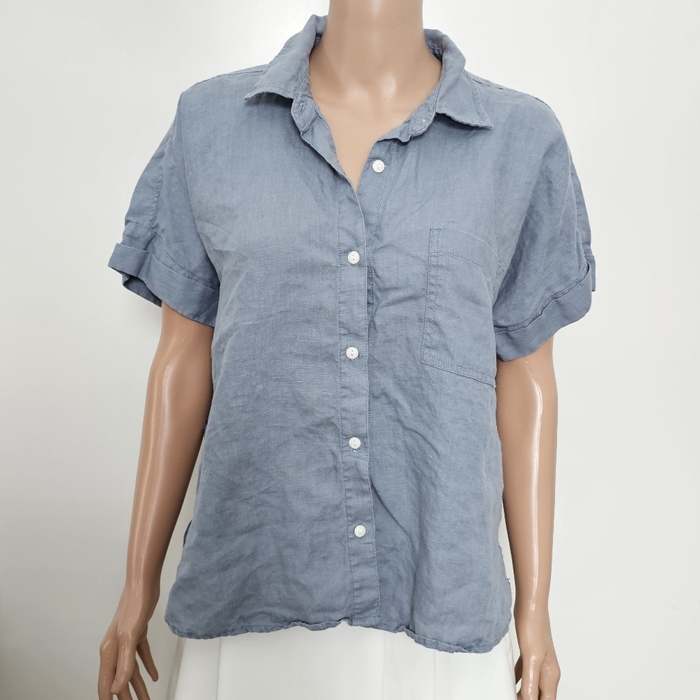 American Giant Linen Button Down Shirt - Picture 4 of 10